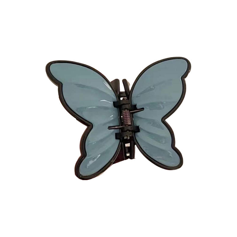 Vintage French Acrylic Butterfly Hair Clip