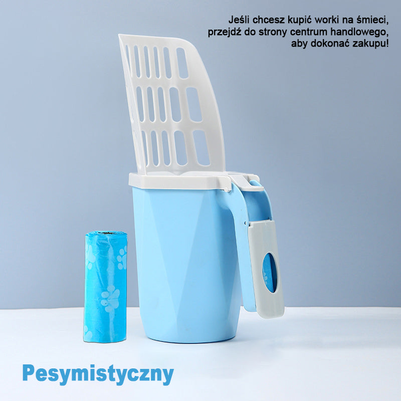 Zintegrowana Łyżka Do Kuwety Dla Kota O Dużej Pojemności