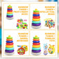 Children'S Jenga Le Educational Toy Rainbow Tower