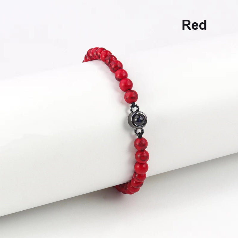 Customized Projected Turquoise Bracelet