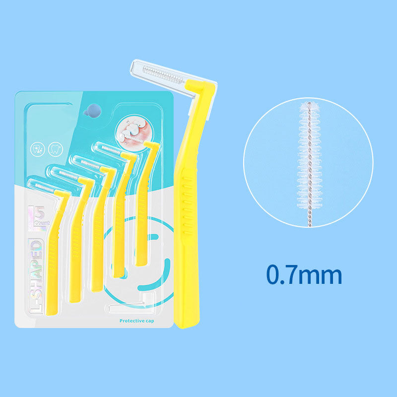 L-Shaped Gap Cleaning Interdental Brush