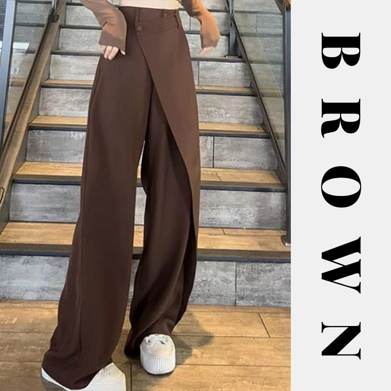Women's Patchwork Straight Trousers