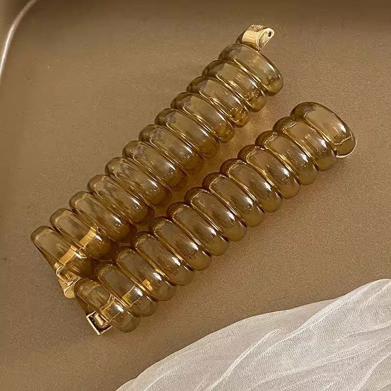 Telephone Cord Hair Tie（2pcs)