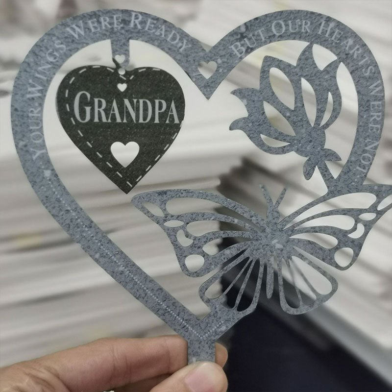 Memorial Gift Butterfly Ornament Garden Plaque