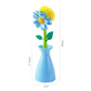 Flower Shaped Long Handle Kitchen Scrubber