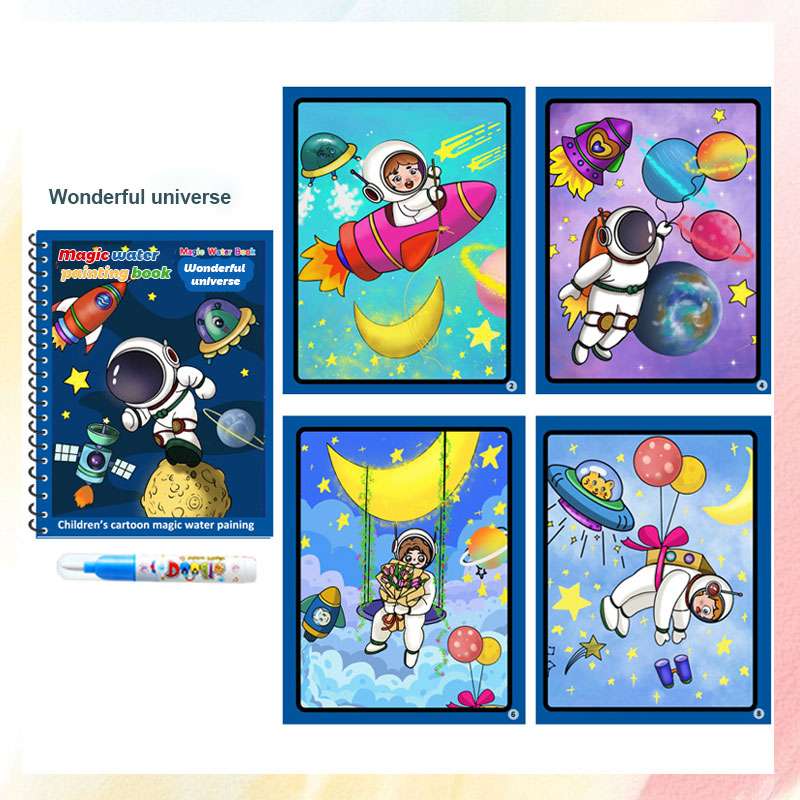 Magical Magic Doodle Water Painting Book