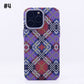 Luminous Magnetic Woven Pattern Mobile Phone Case