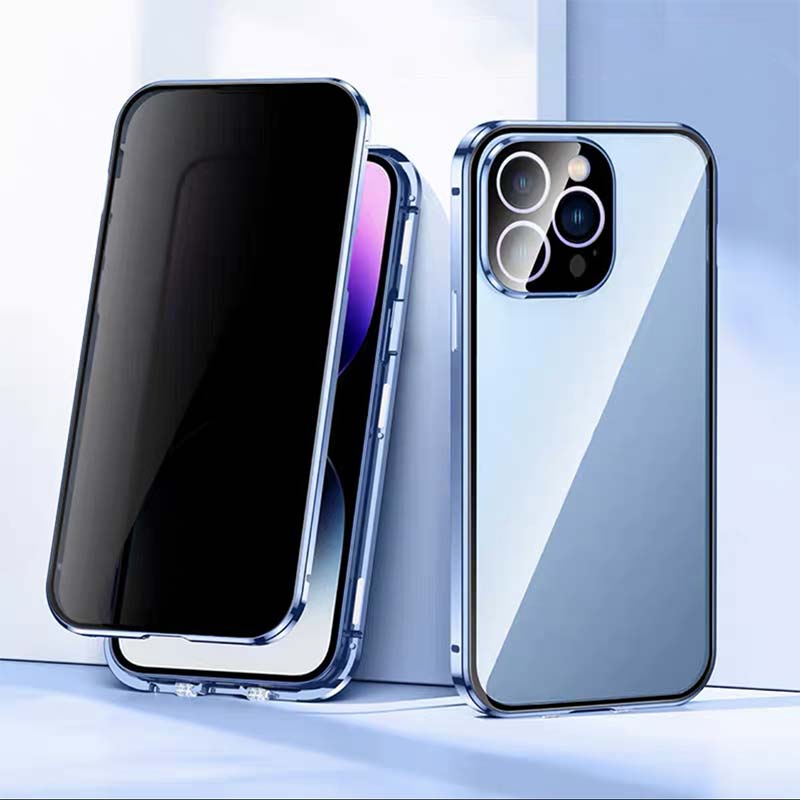 Double Snap Double-Sided Glass Phone Case