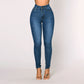 Hip Lifting Denim Pencil Pants