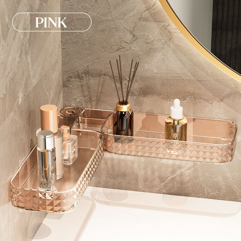 No-Drilling Swivel Corner Storage Rack