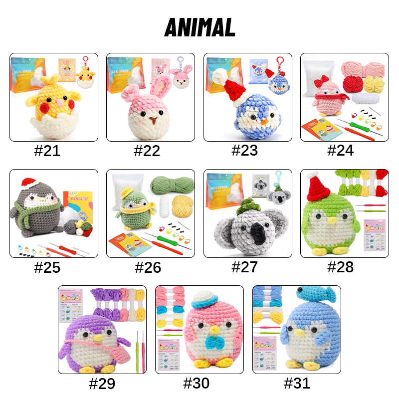 Doll Crochet Material Pack