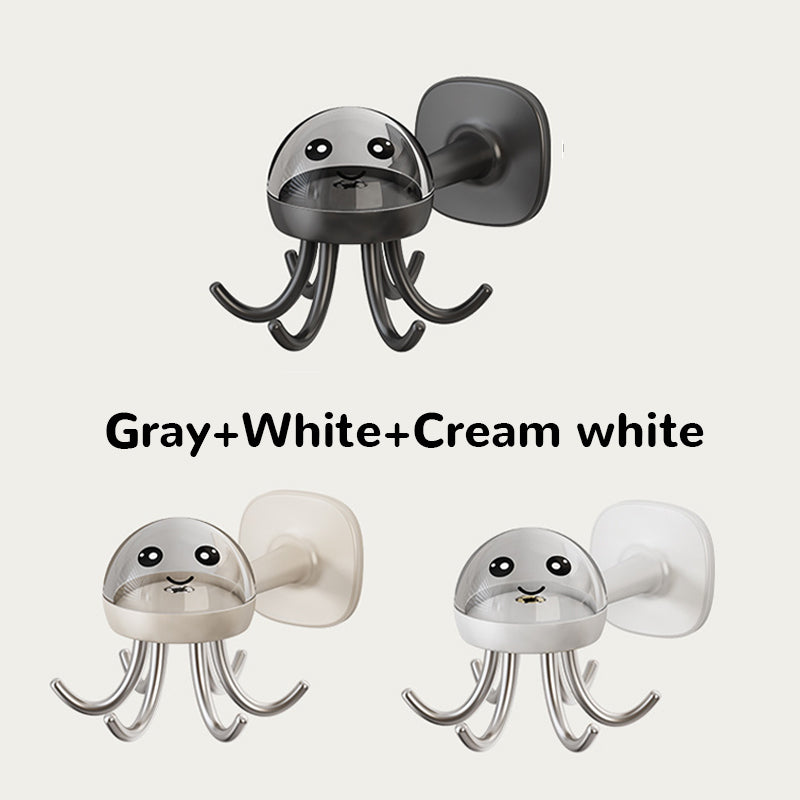 Multifunctional Six-Claw Swivel Hook Rack