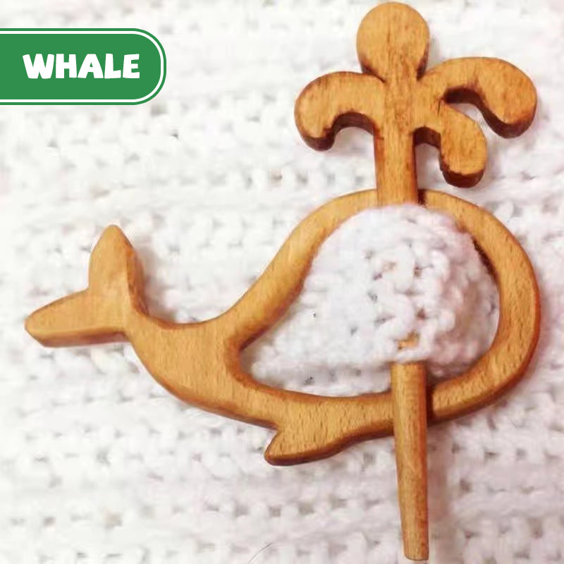 Handmade Wooden Brooch Pin