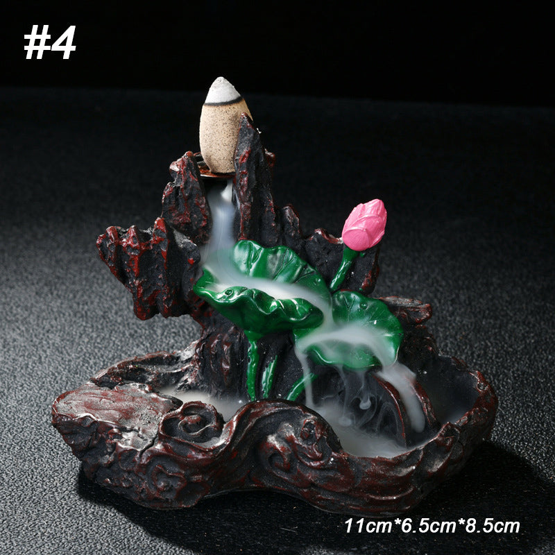 Kreative Weihrauchbrenner-Ornamente aus Kunstharz/Backflow incense burner