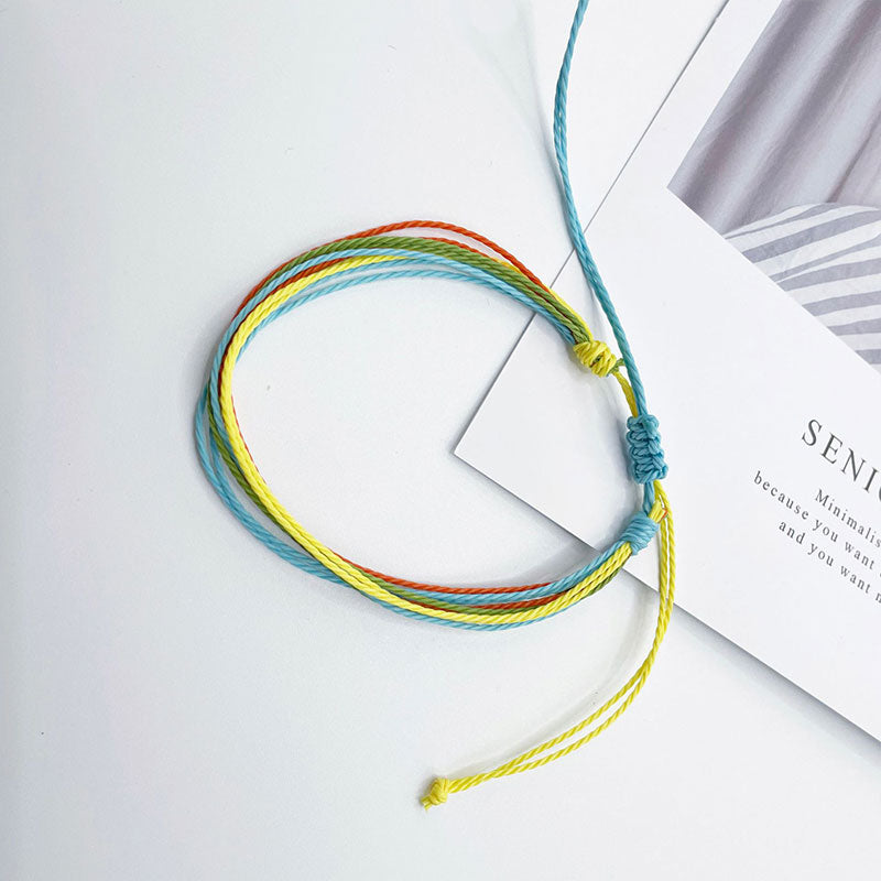 Wax Thread Handwoven Bracelet