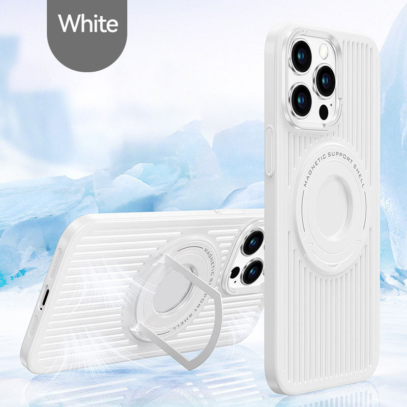 Heat Dissipation Magnetic Ring Holder Phone Case