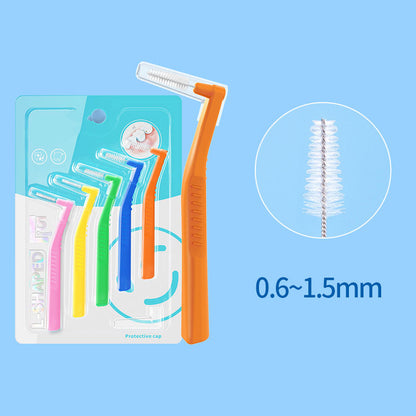 L-Shaped Gap Cleaning Interdental Brush