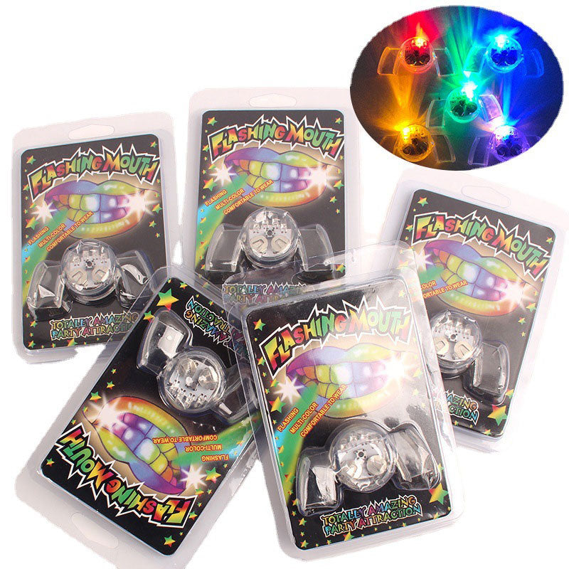 Glitzer-LED-Halloween-Glitzer-Mundbedeckung