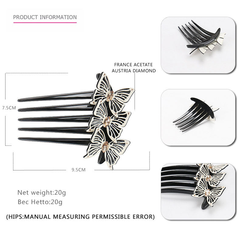 Bowknot Hair Insert Comb Hairpin