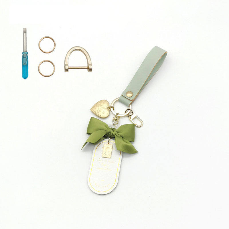 Heart Shaped Car Keychain Pendant