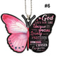 Car Interior Butterfly Pendant