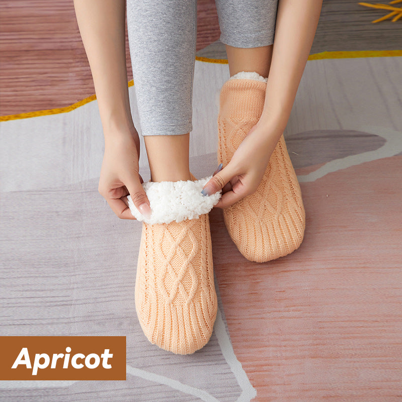 Velvet Thickened Floor Socks