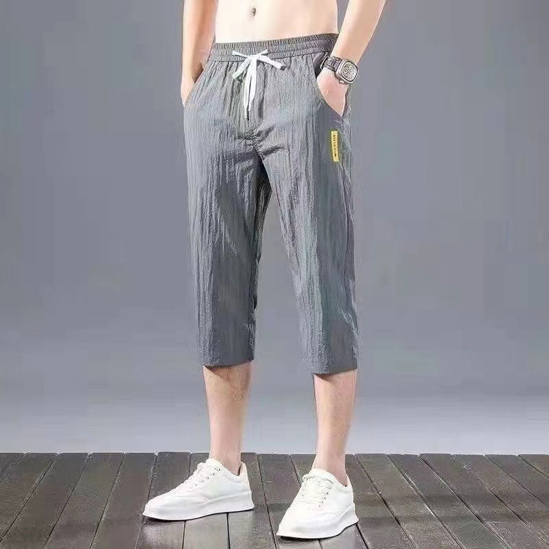 Men'S Summer Ice Silk Pants