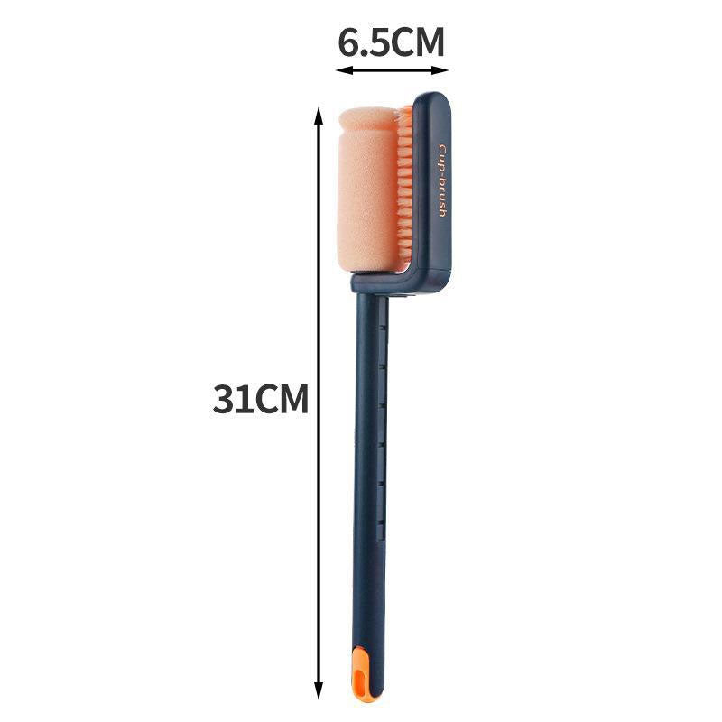Three-In-One Double-Head Telescopic Cup Brush