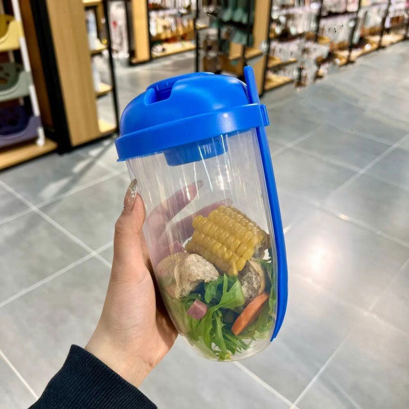 Fresh Salad Cup With Fork