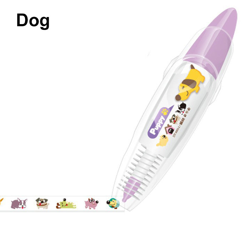 DIY Cute Animals Press Type Decorative Pen🔥Buy More Save More