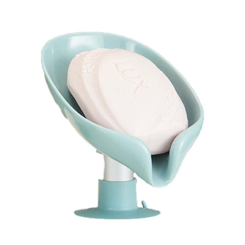 Leaf Suction Cup Soap Drain Rack