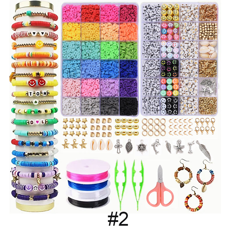 Clay Beads Bracelet Making Kit