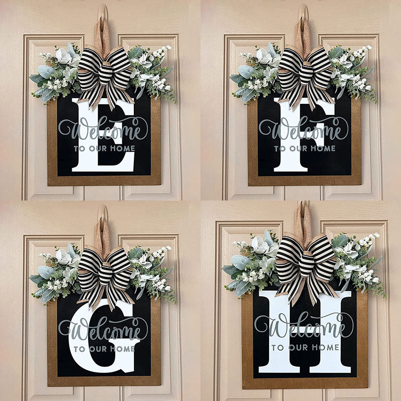 Wooden Letter Front Door Decoration Hanging Sign