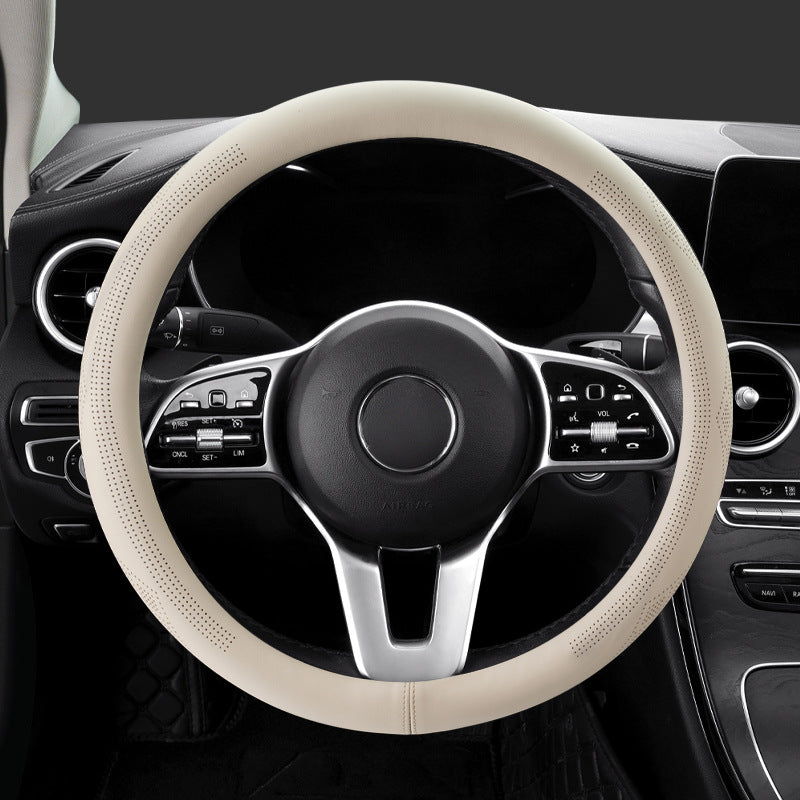 Perforated Breathable Steering Wheel Cover