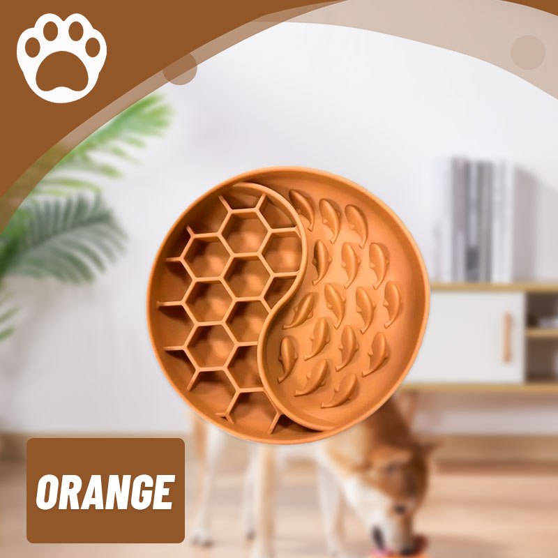 Anti-choking Slow Food Dog Bowl Plates