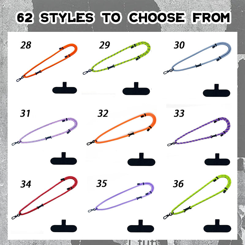 Adjustable Mobile Phone Lanyard With Spacer