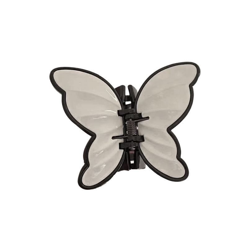 Vintage French Acrylic Butterfly Hair Clip