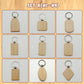 Personalized Wooden Keychain