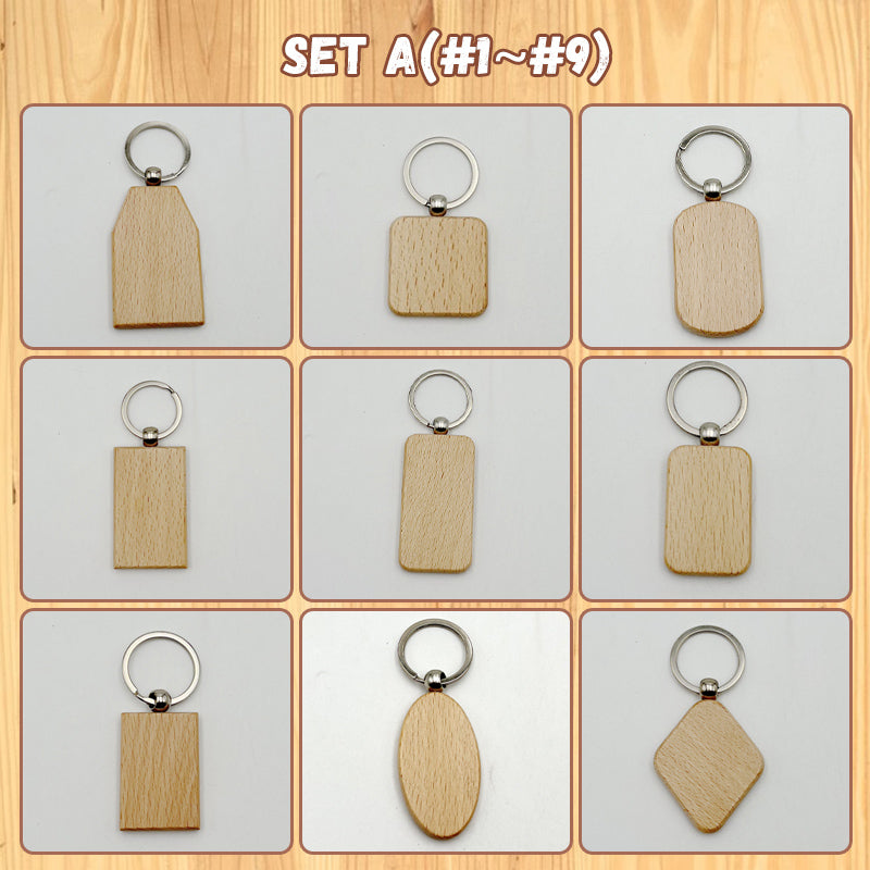 Personalized Wooden Keychain