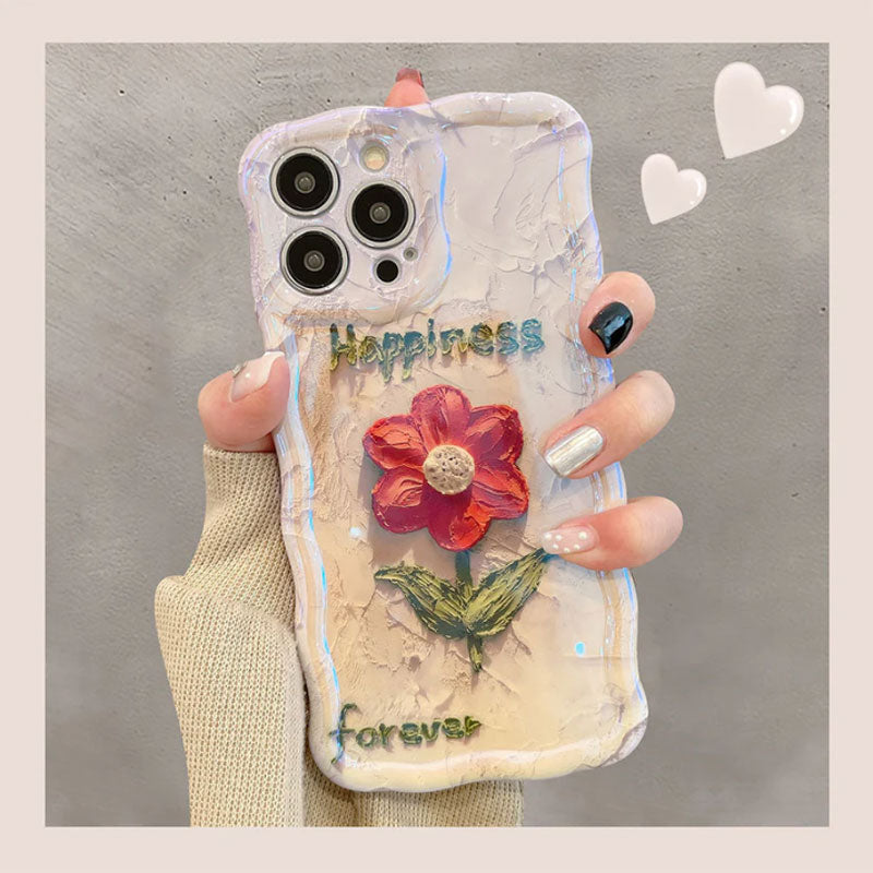 Oil Painting Flower Mobile Phone Case