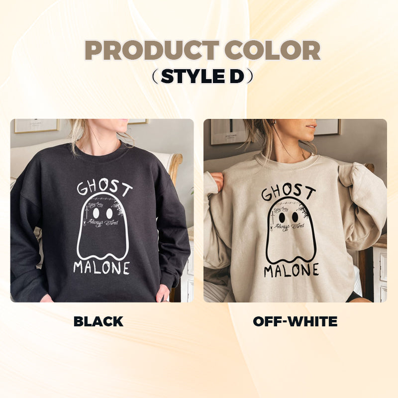 College Style Round Neck Sweatshirt