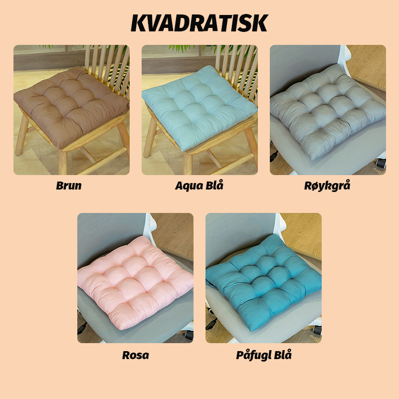 Pute Stol Pute/Round Square Warm Chair Pad