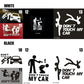 "Don't Touch My Car" Personalized Reflective Car Sticker
