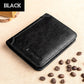 Multi-functional RFID Blocking Waterproof Durable Genuine Leather Wallet