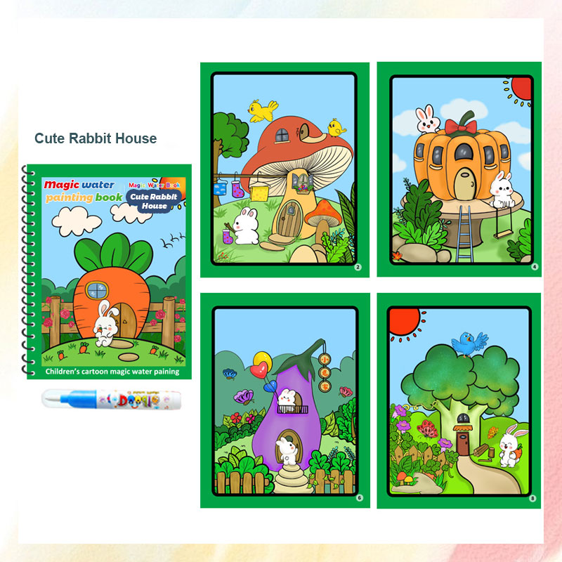 Magical Magic Doodle Water Painting Book