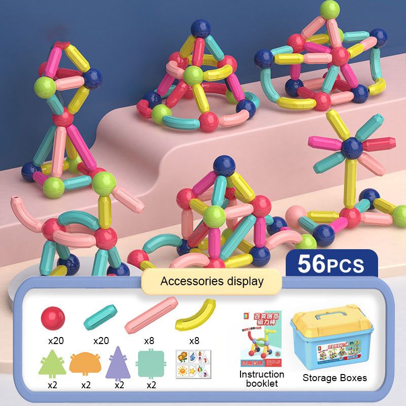 Children'S Ever-Changing Magnetic Stick Building Blocks