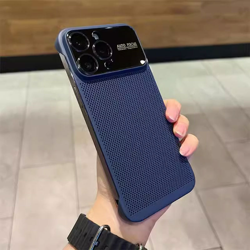 Frameless Mobile Phone Case With Cooling Holes