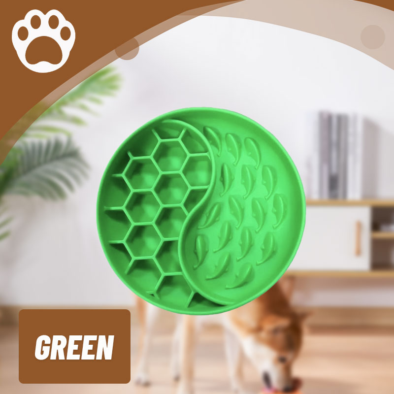 Anti-choking Slow Food Dog Bowl Plates