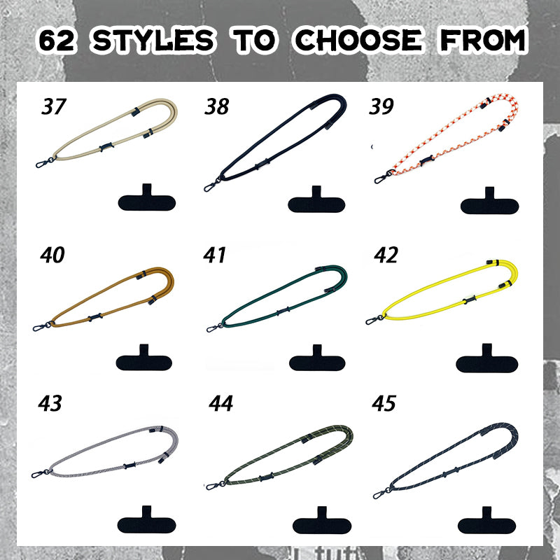 Adjustable Mobile Phone Lanyard With Spacer