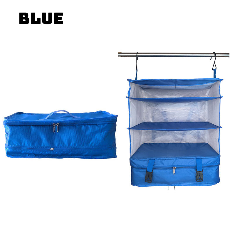 Foldable Three-Layer Hanging Bag Storage Bag